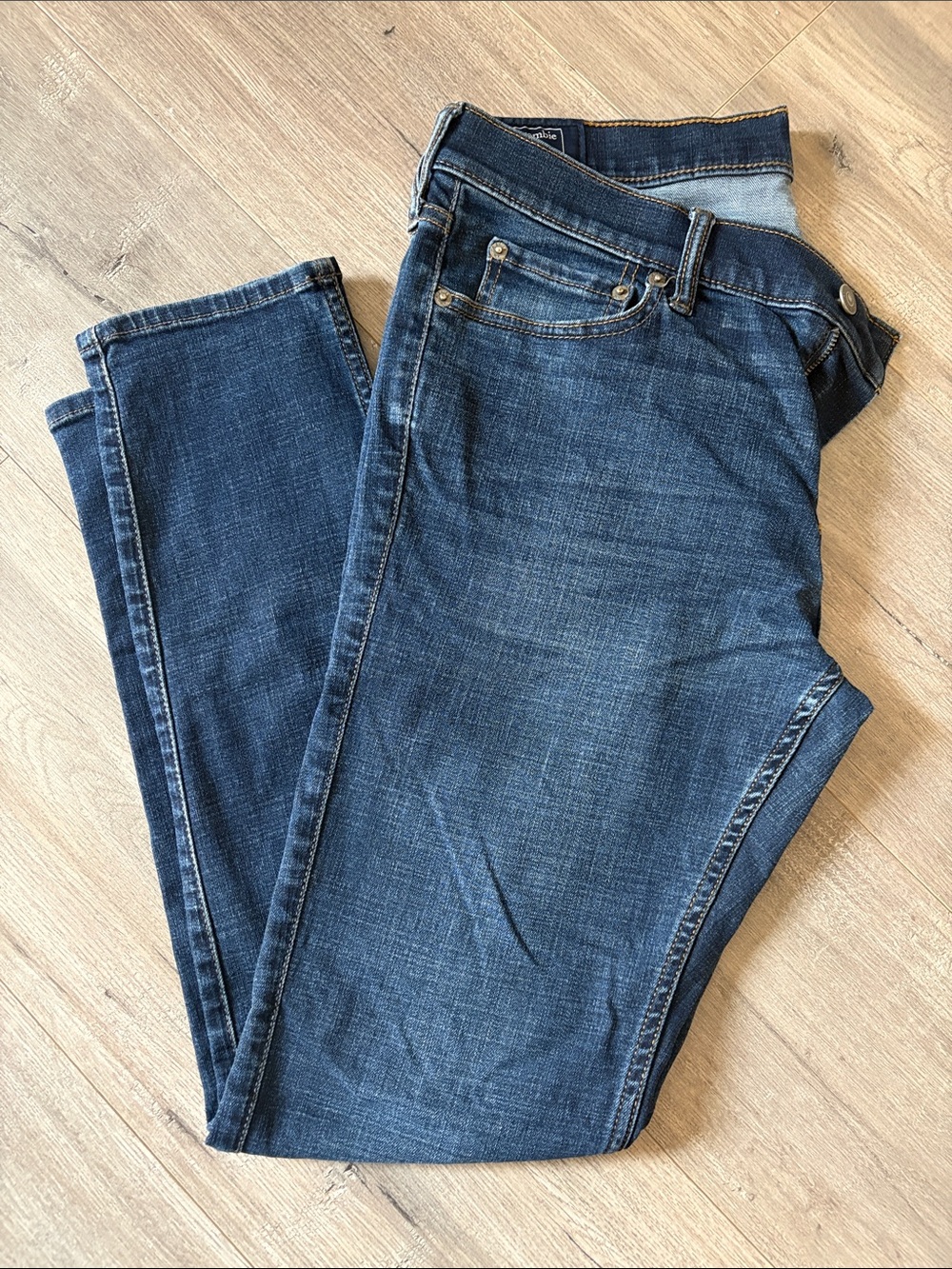 Abercrombie & Fitch Men’s Slim Dark Blue Jeans